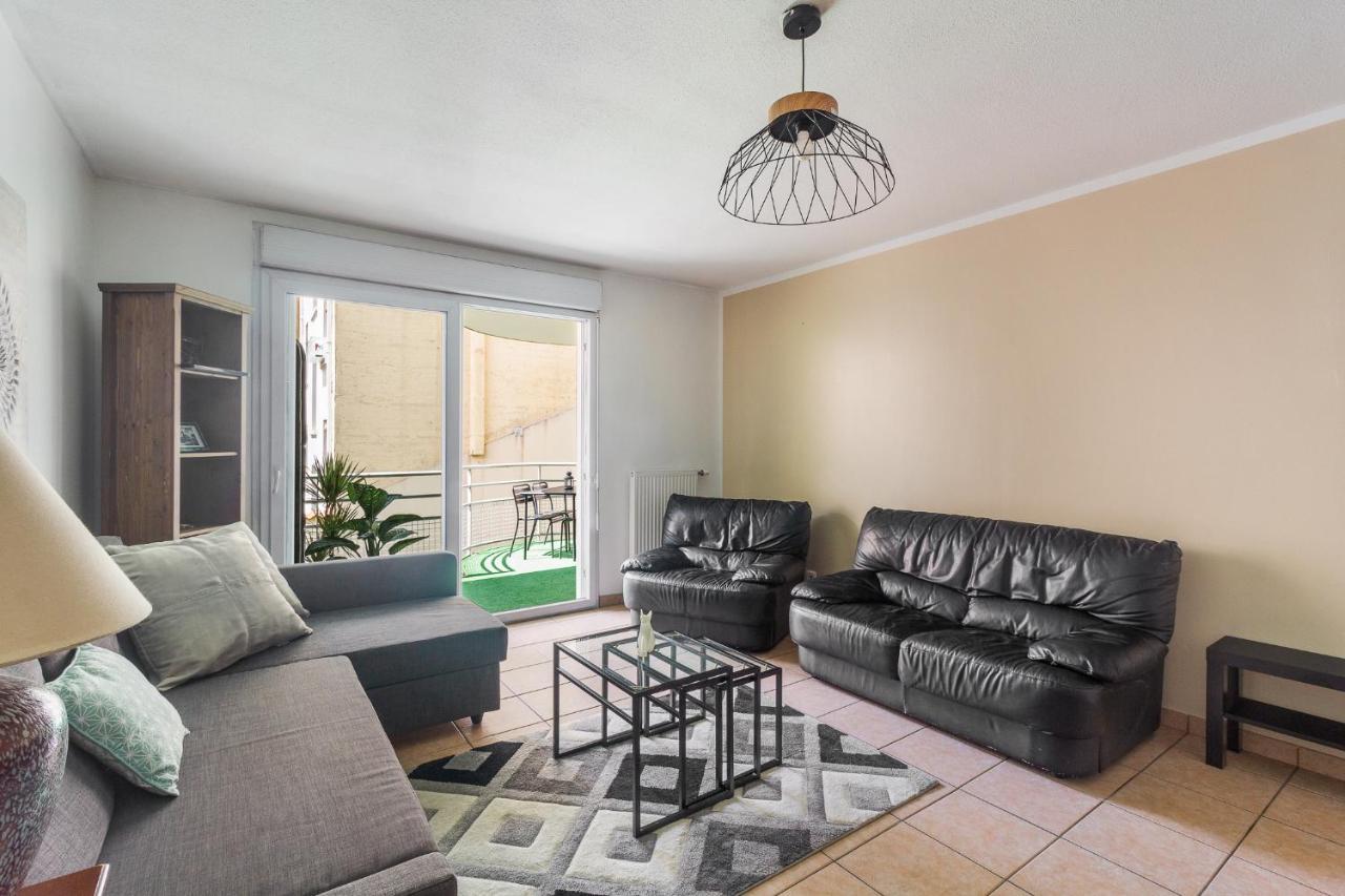 Nice Apartment With Parking Balcon Casa Lyon Villeurbanne Dış mekan fotoğraf