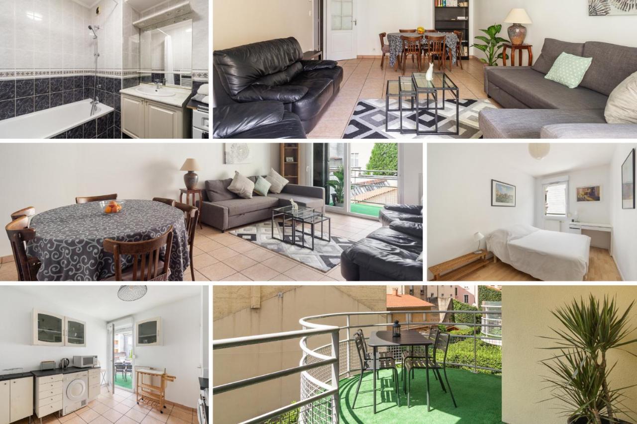 Nice Apartment With Parking Balcon Casa Lyon Villeurbanne Dış mekan fotoğraf